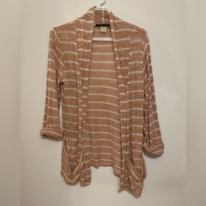 Slouchy knit cardigan.